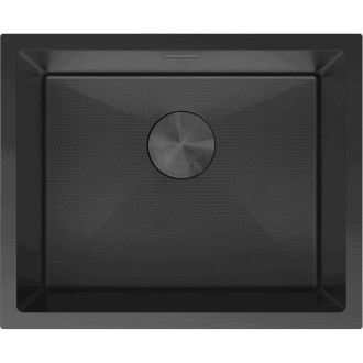 Mexen TRIXIO oceľový jednodrez 540 x 440 mm, čierna HC 6414541000-70HC