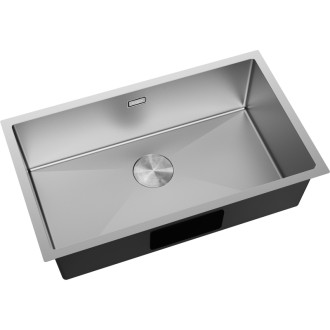 Jednodrezový oceľový drez Mexen Trixo 750 x 440 mm, nerezová oceľ - 6415751000-01