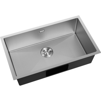 Jednodrezový oceľový drez Mexen Trixo 750 x 440 mm, nerezová oceľ HC - 6415751000-01HC