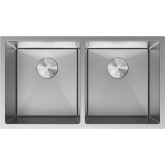 Mexen Binox oceľový drez s 2 drezami 800 x 450 mm, nerezová oceľ - 6421802000-01