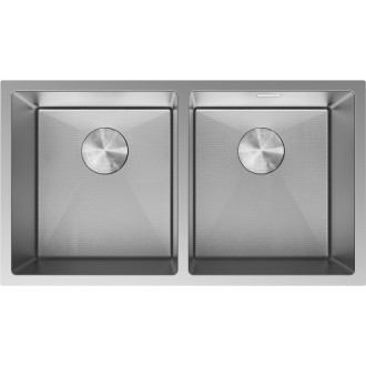 Mexen Binox oceľový drez s 2 drezami 800 x 450 mm, nerezová oceľ HC - 6421802000-01HC