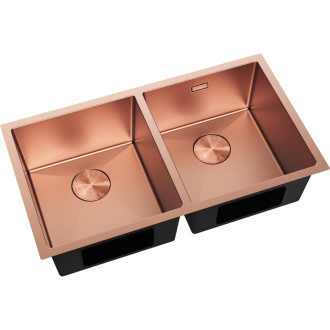 Mexen Binox oceľový drez s 2 drezy 800 x 450 mm, meď - 6421802000-65