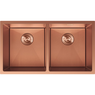 Mexen Binox oceľový drez s 2 drezami 800 x 450 mm, medená HC - 6421802000-65HC