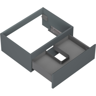 Mexen Orio kúpeľňová skrinka pod umývadlo 60 cm, 1 zásuvka, matný grafit - 91A10-06023-1-BF66