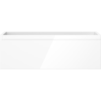 Mexen Orio kúpeľňová skrinka pod umývadlo 70 cm, 1 zásuvka, lesklá biela - 91A10-07023-1-BF00