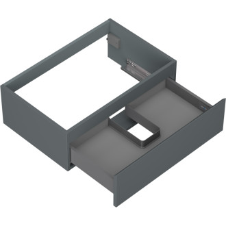 Mexen Orio kúpeľňová skrinka pod umývadlo 70 cm, 1 zásuvka, matný grafit - 91A10-07023-1-BF66