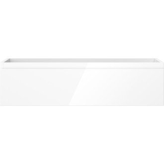 Mexen Orio kúpeľňová skrinka pod umývadlo 90 cm, 1 zásuvka, lesklá biela - 91A10-09023-1-BF00