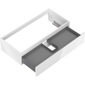 Mexen Orio kúpeľňová skrinka pod umývadlo 100 cm, 1 zásuvka, lesklá biela - 91A10-10023-1-BF00