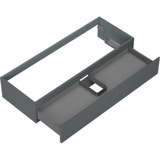 Mexen Orio kúpeľňová skrinka pod umývadlo 120 cm, 1 zásuvka, matný grafit - 91A10-12023-1-BF66