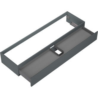 Mexen Orio kúpeľňová skrinka pod umývadlo 160 cm, 1 zásuvka, matný grafit - 91A10-16023-1-BF66