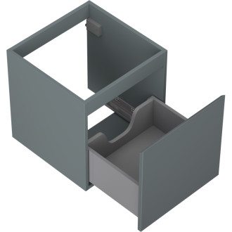 Mexen Orio kúpeľňová skrinka pod umývadlo 45 cm, 1 zásuvka, matný grafit - 91A10-04547-1-BF66