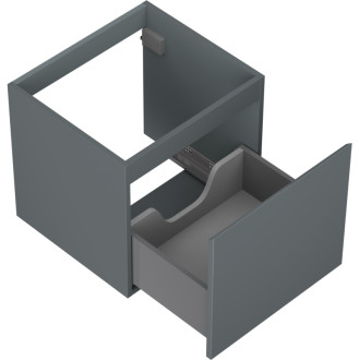 Mexen Orio kúpeľňová skrinka pod umývadlo 50 cm, 1 zásuvka, matný grafit - 91A10-05047-1-BF66