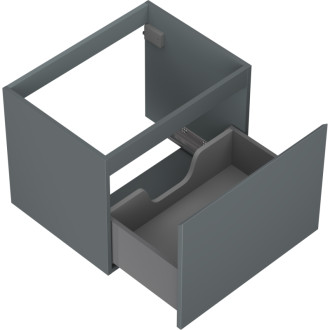 Mexen Orio kúpeľňová skrinka pod umývadlo 60 cm, 1 zásuvka, matný grafit - 91A10-06047-1-BF66