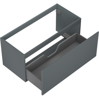 Mexen Orio kúpeľňová skrinka pod umývadlo 100 cm, 1 zásuvka, matný grafit - 91A10-10047-1-BF66