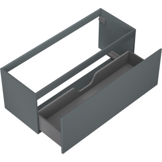 Mexen Orio kúpeľňová skrinka pod umývadlo 120 cm, 1 zásuvka, matný grafit - 91A10-12047-1-BF66