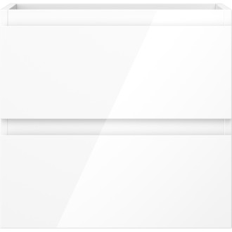 Mexen Orio kúpeľňová skrinka pod umývadlo 50 cm, 2 zásuvky, lesklá biela - 91A10-05047-2-BFF00