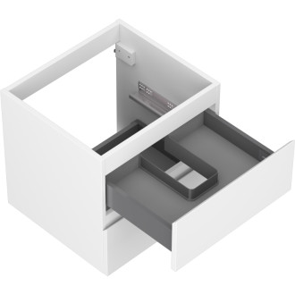 Mexen Orio kúpeľňová skrinka pod umývadlo 50 cm, 2 zásuvky, matná biela - 91A10-05047-2-BFF01