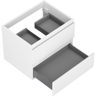 Mexen Orio kúpeľňová skrinka pod umývadlo 60 cm, 2 zásuvky, matná biela - 91A10-06047-2-BFF01