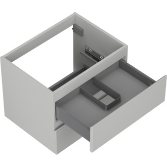 Mexen Orio kúpeľňová skrinka pod umývadlo 60 cm, 2 zásuvky, matne šedá - 91A10-06047-2-BFF62