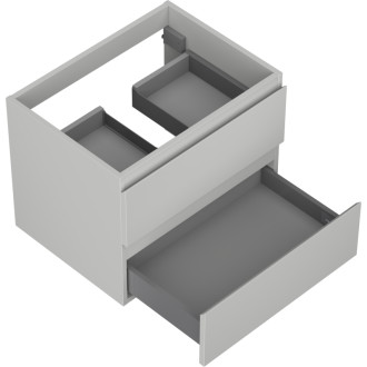 Mexen Orio kúpeľňová skrinka pod umývadlo 60 cm, 2 zásuvky, matne šedá - 91A10-06047-2-BFF62