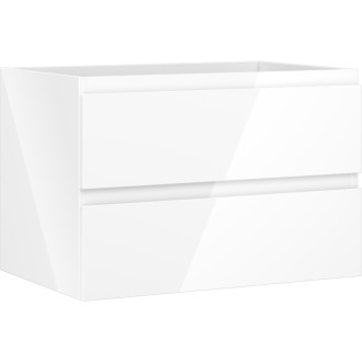 Mexen Orio kúpeľňová skrinka pod umývadlo 70 cm, 2 zásuvky, lesklá biela - 91A10-07047-2-BFF00