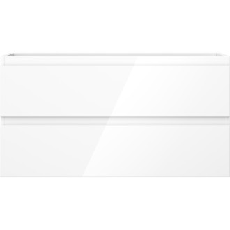 Mexen Orio kúpeľňová skrinka pod umývadlo 90 cm, 2 zásuvky, lesklá biela - 91A10-09047-2-BFF00