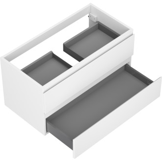 Mexen Orio kúpeľňová skrinka pod umývadlo 90 cm, 2 zásuvky, matná biela - 91A10-09047-2-BFF01