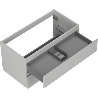 Mexen Orio kúpeľňová skrinka pod umývadlo 90 cm, 2 zásuvky, matne šedá - 91A10-09047-2-BFF62