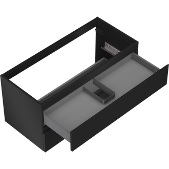 Mexen Orio kúpeľňová skrinka pod umývadlo 100 cm, 2 zásuvky, matná čierna - 91A10-10047-2-BFF71