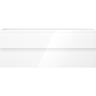 Mexen Orio kúpeľňová skrinka pod umývadlo 120 cm, 2 zásuvky, lesklá biela - 91A10-12047-2-BFF00