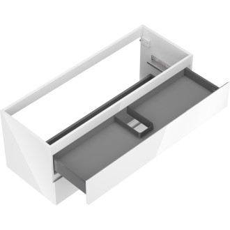 Mexen Orio kúpeľňová skrinka pod umývadlo 120 cm, 2 zásuvky, lesklá biela - 91A10-12047-2-BFF00