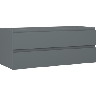 Mexen Orio kúpeľňová skrinka pod umývadlo 120 cm, 2 zásuvky, matný grafit - 91A10-12047-2-BFF66