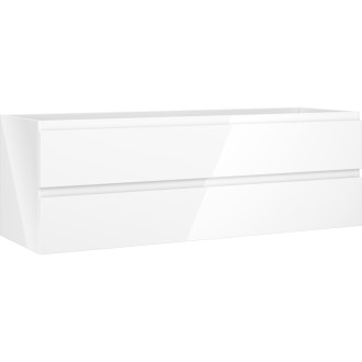 Mexen Orio kúpeľňová skrinka pod umývadlo 140 cm, 2 zásuvky, lesklá biela - 91A10-14047-2-BFF00