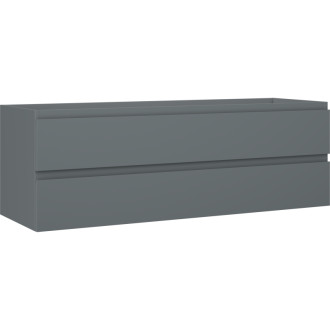 Mexen Orio kúpeľňová skrinka pod umývadlo 140 cm, 2 zásuvky, matný grafit - 91A10-14047-2-BFF66