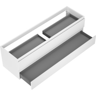 Mexen Orio kúpeľňová skrinka pod umývadlo 160 cm, 2 zásuvky, matná biela - 91A10-16047-2-BFF01