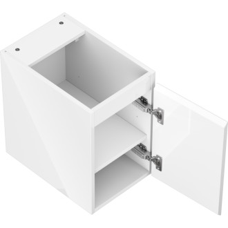 Mexen Orio kúpeľňová skrinka pod umývadlo 30 cm, 1 dvierka, lesklá biela - 91A11-03047-1-BF00