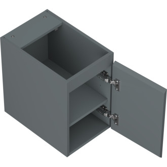 Mexen Orio kúpeľňová skrinka pod umývadlo 30 cm, 1 dvierka, matný grafit - 91A11-03047-1-BF66