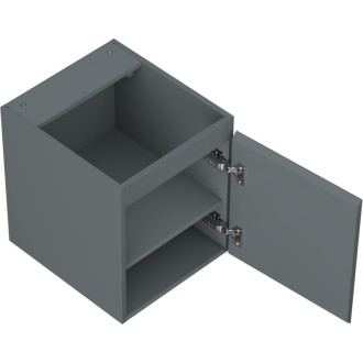 Mexen Orio kúpeľňová skrinka pod umývadlo 40 cm, 1 dvierka, matný grafit - 91A11-04047-1-BF66
