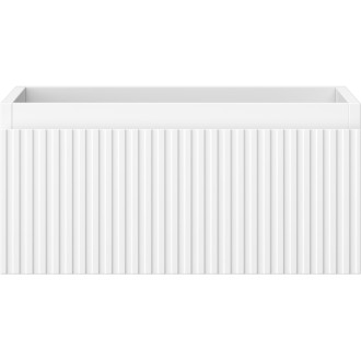 Mexen Rivel kúpeľňová skrinka pod umývadlo 50 cm, 1 zásuvka, drážkovaná, biela matná - 91A20-05023-1-BF01