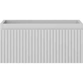 Mexen Rivel kúpeľňová skrinka pod umývadlo 50 cm, 1 zásuvka, drážkovaná, matne šedá - 91A20-05023-1-BF62