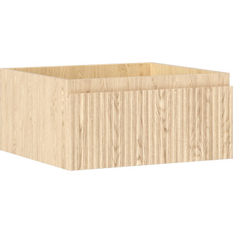 Mexen Rivel kúpeľňová skrinka pod umývadlo 50 cm, 1 zásuvka, drážkovaná, dub - 91A20-05023-1-BF81