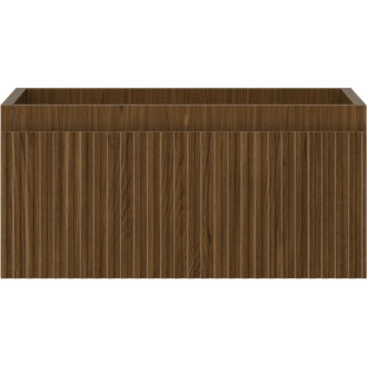 Mexen Rivel kúpeľňová skrinka pod umývadlo 50 cm, 1 zásuvka, drážkovaná, orech - 91A20-05023-1-BF86