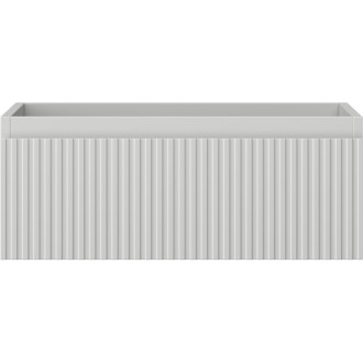 Mexen Rivel kúpeľňová skrinka pod umývadlo 60 cm, 1 zásuvka, drážkovaná, matne šedá - 91A20-06023-1-BF62