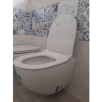 VÝSTAVNÝ KUS-VÝPREDAJ-VITRA Shift závesný klozet RN010REX