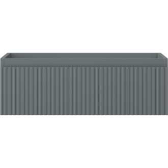 Mexen Rivel kúpeľňová skrinka pod umývadlo 70 cm, 1 zásuvka, drážkovaná, matný grafit - 91A20-07023-1-BF66