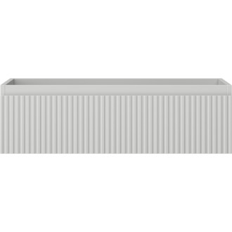 Mexen Rivel kúpeľňová skrinka pod umývadlo 80 cm, 1 zásuvka, drážkovaná, matne šedá - 91A20-08023-1-BF62