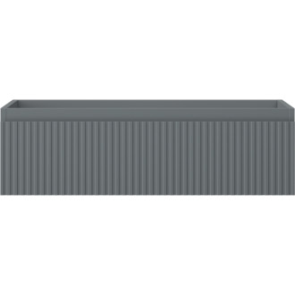 Mexen Rivel kúpeľňová skrinka pod umývadlo 80 cm, 1 zásuvka, drážkovaná, matný grafit - 91A20-08023-1-BF66