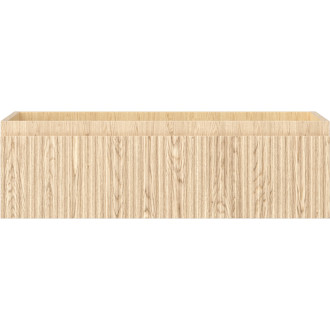 Mexen Rivel kúpeľňová skrinka pod umývadlo 80 cm, 1 zásuvka, drážkovaná, dub - 91A20-08023-1-BF81