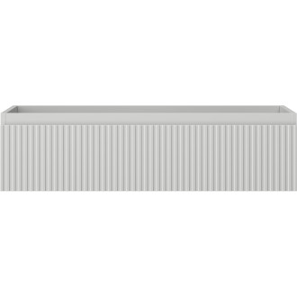 Mexen Rivel kúpeľňová skrinka pod umývadlo 90 cm, 1 zásuvka, drážkovaná, matne šedá - 91A20-09023-1-BF62