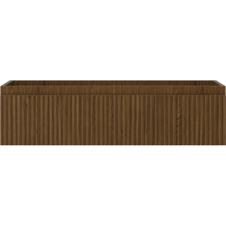 Mexen Rivel kúpeľňová skrinka pod umývadlo 90 cm, 1 zásuvka, drážkovaná, orech - 91A20-09023-1-BF86